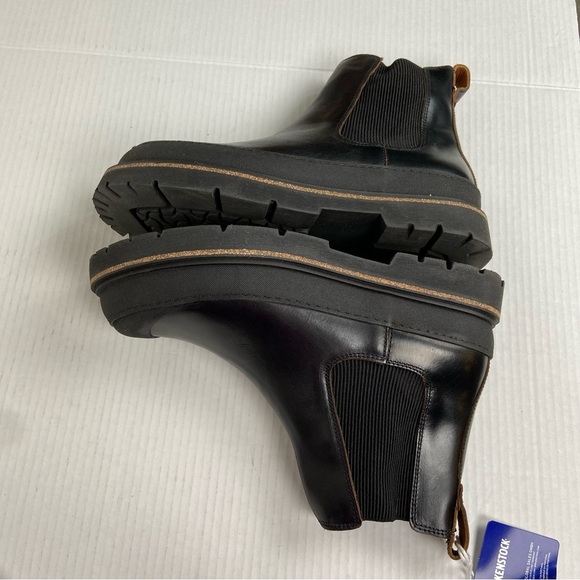 NEW BIRKENSTOCK Prescott Slip On Boots Men Oiled Leather - Black‎ - Picture 9 of 13